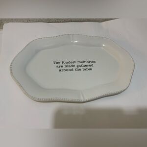 Mud Pie FONDEST MEMORIES SERVING PLATTER G12